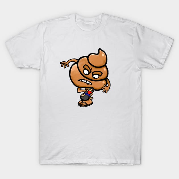 Poop Emoji Step T-Shirt by CALMA